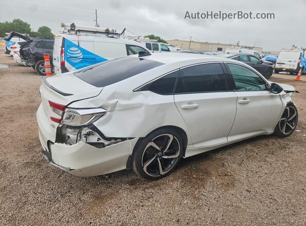 1HGCV2F30NA016164 2022 HONDA ACCORD White Rear right