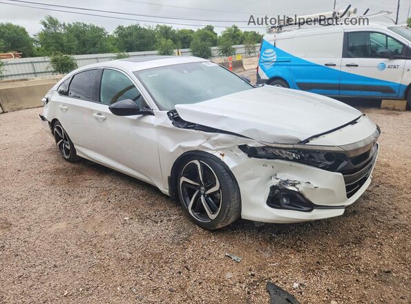 1HGCV2F30NA016164 2022 HONDA ACCORD White Front right