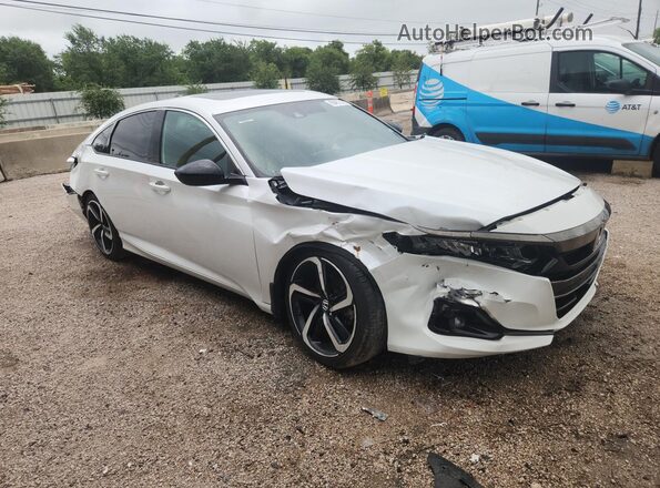 1HGCV2F30NA016164 2022 HONDA ACCORD White 360 interior view