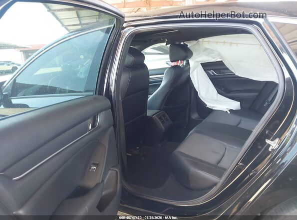 1HGCV2F31KA003564 2019 HONDA ACCORD Black VIN sticker view