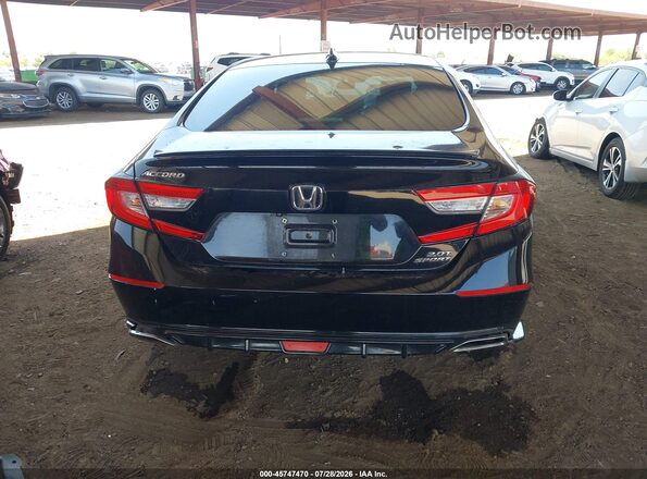 1HGCV2F31KA003564 2019 HONDA ACCORD Black 
