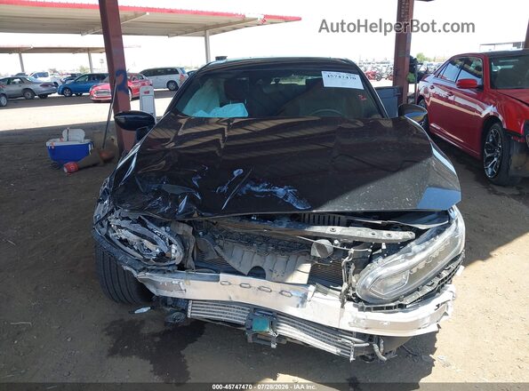1HGCV2F31KA003564 2019 HONDA ACCORD Black Dashboard view