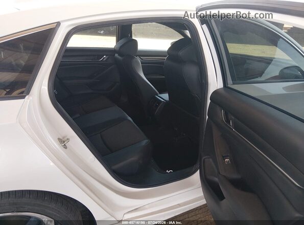 1HGCV2F31KA026892 2019 HONDA ACCORD White Vista de la etiqueta del VIN