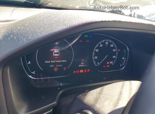 1HGCV2F31KA031512 2019 HONDA ACCORD Charcoal Вид щитка приладів