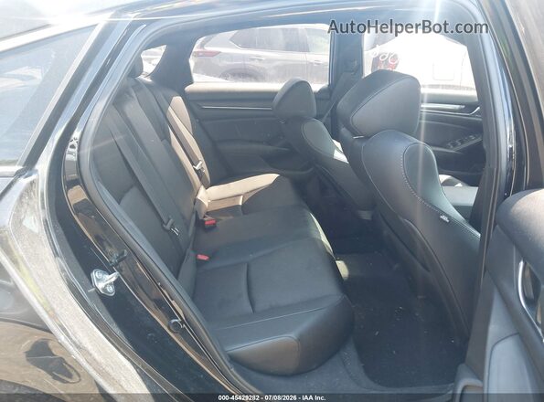 1HGCV2F31LA007292 2020 HONDA ACCORD Black Widok naklejki z numerem VIN