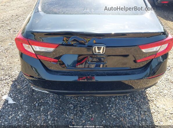 1HGCV2F31MA010842 2021 HONDA ACCORD Black Widok z przodu
