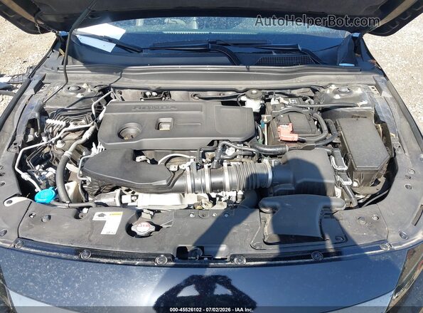 1HGCV2F31MA010842 2021 HONDA ACCORD Black Widok z tyłu
