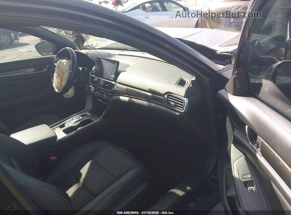 1HGCV2F31MA019394 2021 HONDA ACCORD Black Vista interior delantera