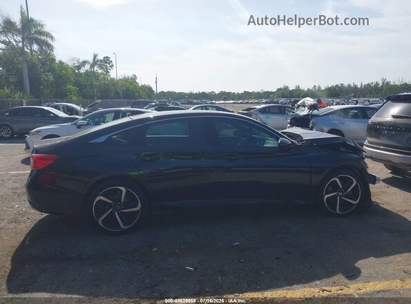 1HGCV2F31MA019394 2021 HONDA ACCORD Black Vista interior trasera