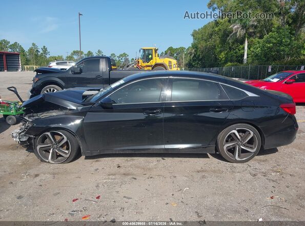1HGCV2F31MA019394 2021 HONDA ACCORD Black Vista interior de 360 grados
