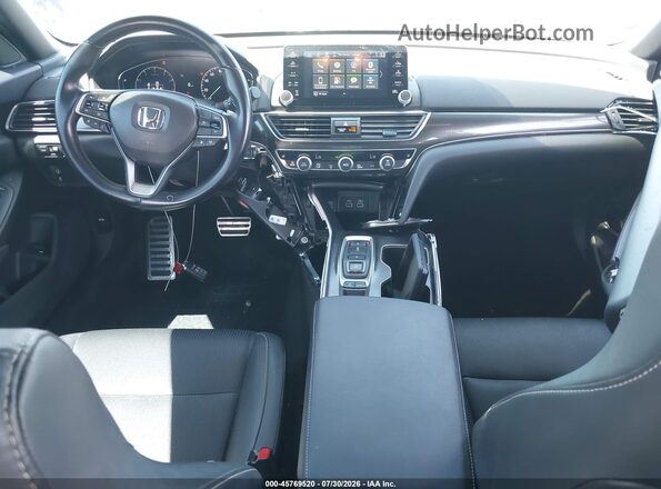 1HGCV2F31MA019587 2021 HONDA ACCORD Silver Front interior view
