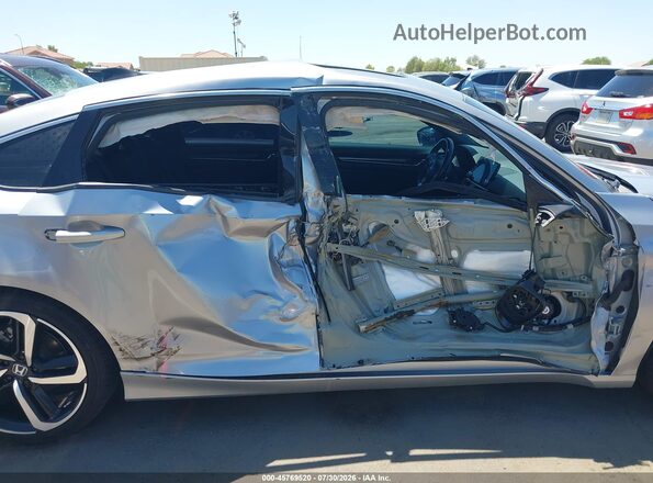 1HGCV2F31MA019587 2021 HONDA ACCORD Silver Rear interior view