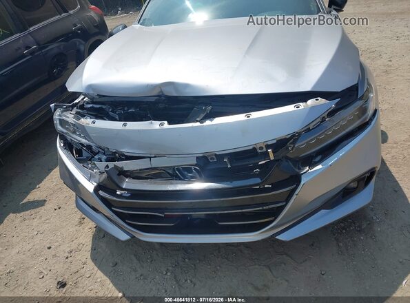 1HGCV2F31MA027396 2021 HONDA ACCORD Silver უკანა სალონის ხედი