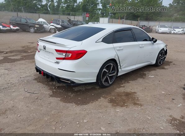 1HGCV2F32JA008092 2018 HONDA ACCORD White Հետևի աջ