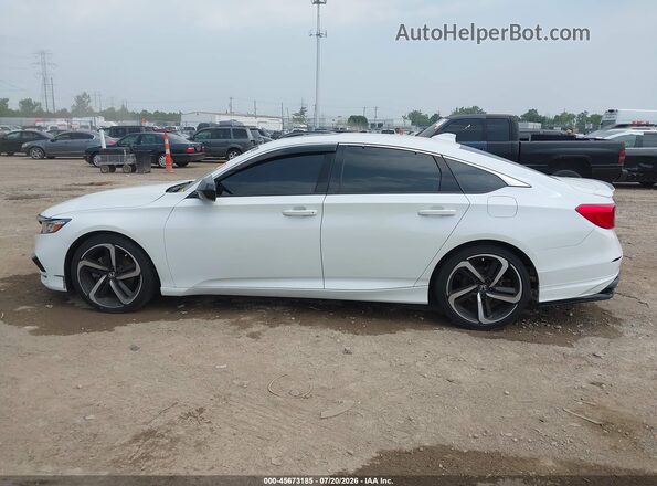 1HGCV2F32JA008092 2018 HONDA ACCORD White Սալոնի 360 աստիճան տեսք