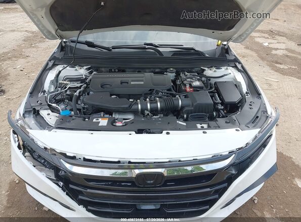 1HGCV2F32JA008092 2018 HONDA ACCORD White Հետևի տեսք