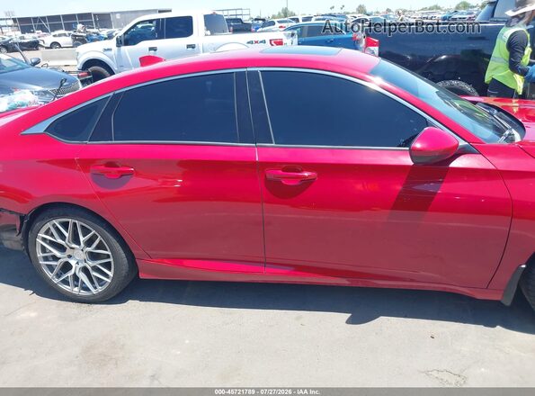 1HGCV2F32JA011154 2018 HONDA ACCORD Red Widok wnętrza 360 stopni