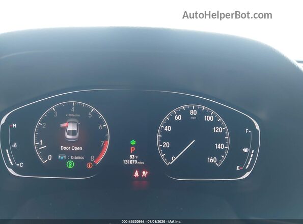 1HGCV2F32KA005968 2019 HONDA ACCORD Black Вид задніх сидінь