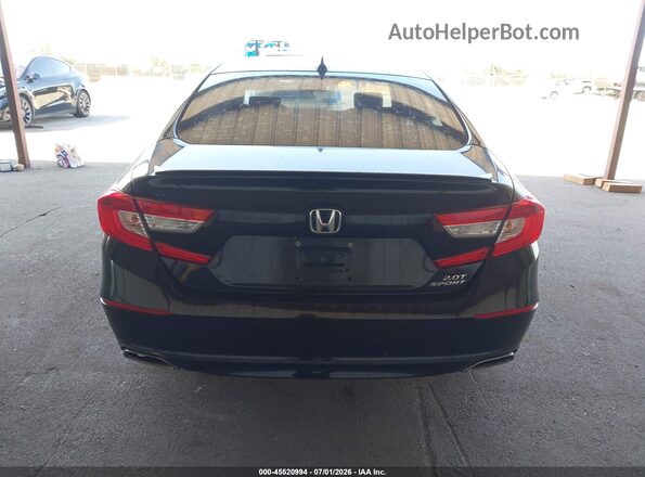 1HGCV2F32KA005968 2019 HONDA ACCORD Black 