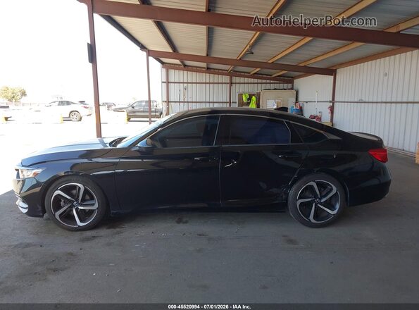 1HGCV2F32KA005968 2019 HONDA ACCORD Black Панорамний вид салону 360°