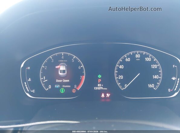 1HGCV2F32KA005968 2019 HONDA ACCORD Black 