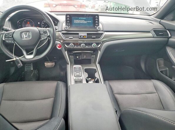 1HGCV2F32LA001579 2020 HONDA ACCORD Black Vista del salpicadero