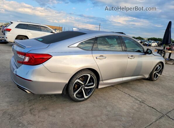 1HGCV2F32LA001744 2020 HONDA ACCORD Silver Trasero derecho