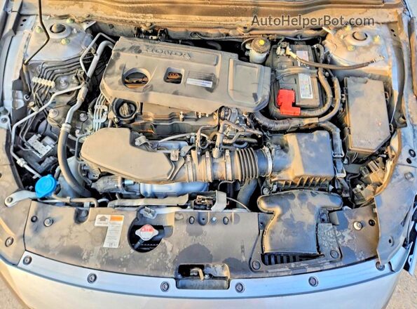 1HGCV2F32LA001744 2020 HONDA ACCORD Silver Vista interior trasera