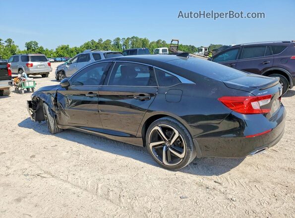 1HGCV2F32LA015501 2020 HONDA ACCORD Черный Задняя левая четверть
