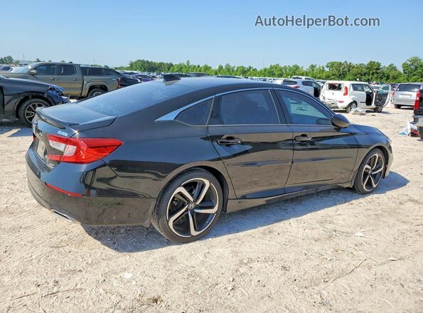 1HGCV2F32LA015501 2020 HONDA ACCORD Черный Задняя правая четверть