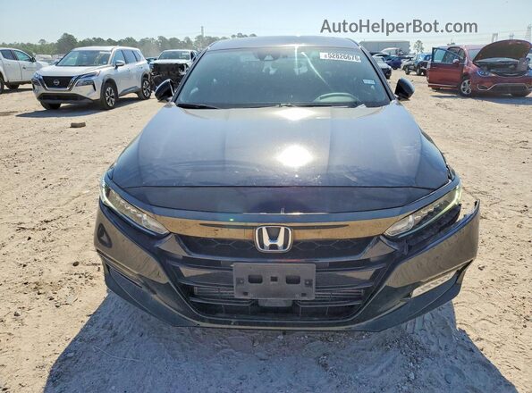 1HGCV2F32LA015501 2020 HONDA ACCORD Черный Вид спереди
