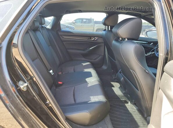 1HGCV2F32LA015501 2020 HONDA ACCORD Черный Вид задних сидений