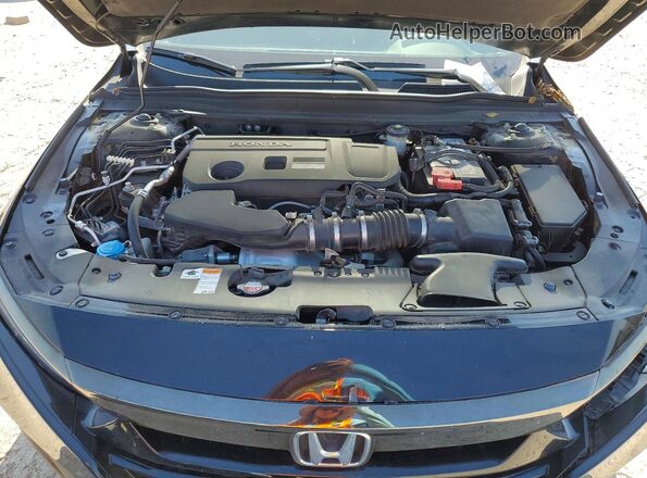 1HGCV2F32LA015501 2020 HONDA ACCORD Черный Вид задней части салона