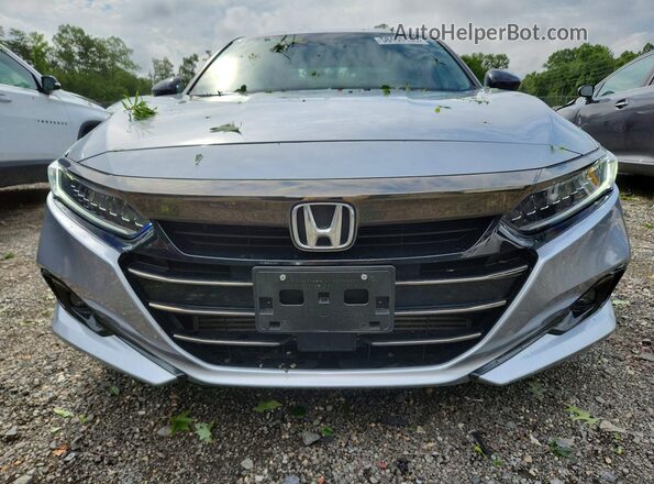 1HGCV2F32MA016133 2021 HONDA ACCORD Silver Widok z przodu