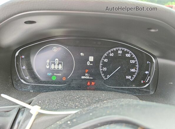 1HGCV2F32MA016133 2021 HONDA ACCORD Silver Widok zestawu wskaźników