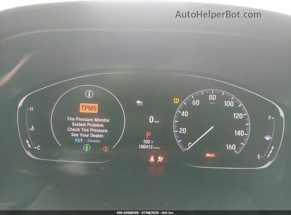 1HGCV2F32MA030629 2021 HONDA ACCORD Белый Вид задних сидений