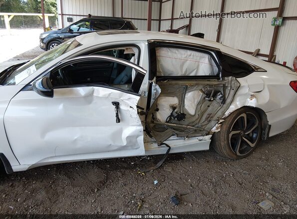 1HGCV2F32MA030629 2021 HONDA ACCORD Белый Вид спереди