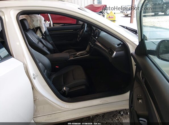 1HGCV2F32MA030629 2021 HONDA ACCORD Белый Вид салона спереди