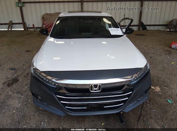 1HGCV2F32MA030629 2021 HONDA ACCORD Белый Вид щитка приборов