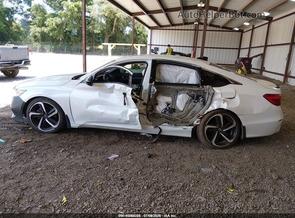 1HGCV2F32MA030629 2021 HONDA ACCORD Белый Панорамный вид салона 360°