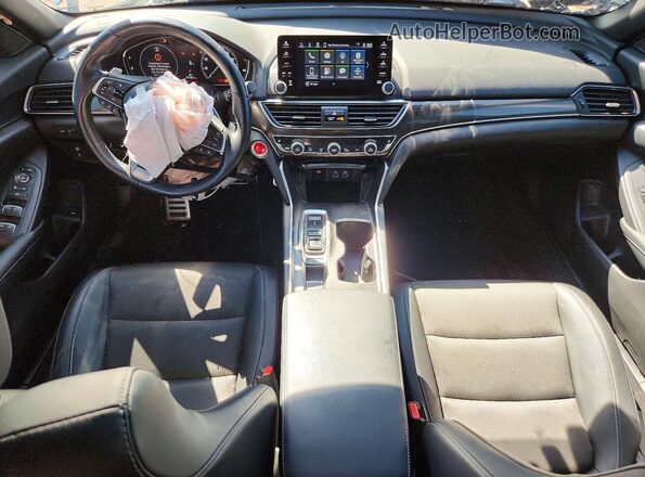 1HGCV2F32NA025450 2022 HONDA ACCORD Gray Dashboard view
