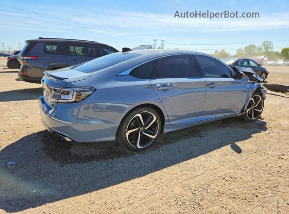 1HGCV2F32NA025450 2022 HONDA ACCORD Gray Rear right