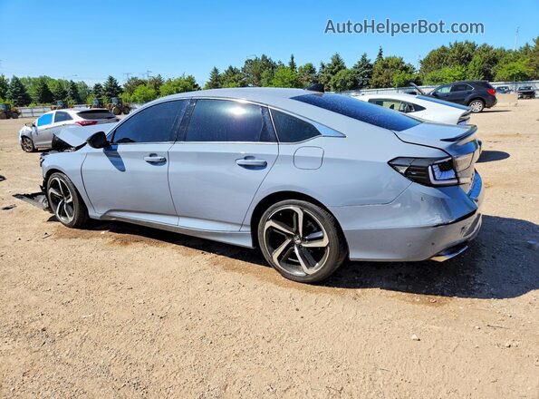 1HGCV2F32NA025450 2022 HONDA ACCORD Gray Rear left