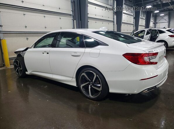 1HGCV2F33LA013739 2020 HONDA ACCORD White Rear left