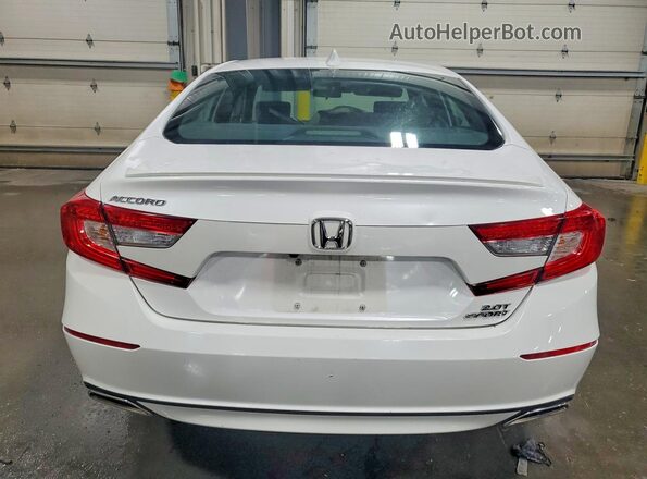 1HGCV2F33LA013739 2020 HONDA ACCORD White Rear view