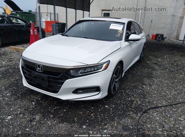 1HGCV2F33LA013868 2020 HONDA ACCORD White Przód lewy
