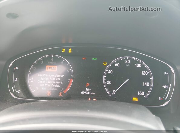 1HGCV2F33LA013868 2020 HONDA ACCORD White Widok tylnych siedzeń