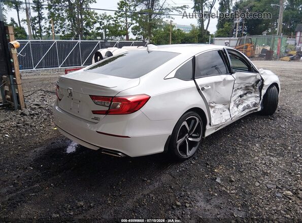 1HGCV2F33LA013868 2020 HONDA ACCORD White Tył prawy