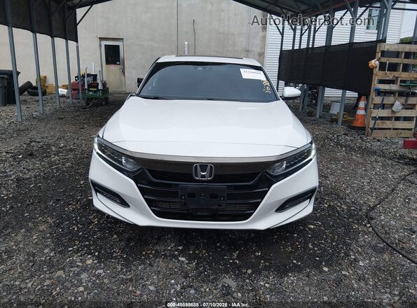 1HGCV2F33LA013868 2020 HONDA ACCORD White Widok wnętrza z tyłu