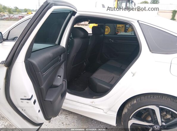 1HGCV2F33LA013868 2020 HONDA ACCORD White Widok naklejki z numerem VIN